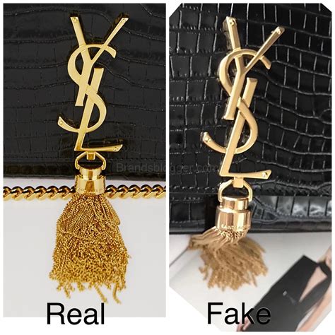 real ysl bag vs fake|YSL kate authentic bag.